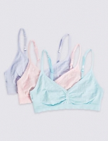 Marks and Spencer  3 Pack Seamfree Crop Tops (6-16 Years)