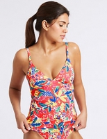 Marks and Spencer  Floral Print Non-Wired Tankini Top