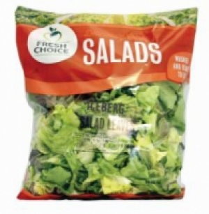 Whole Leaf Ice Berg Lettuce Bag 3.00 €