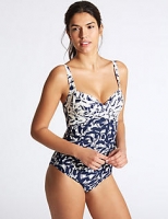 Marks and Spencer  Secret Slimming Plunge Ruched Swimsuit