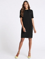 Marks and Spencer  Pleated Fuller Bust Short Sleeve Tunic Dress
