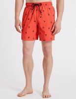 Marks and Spencer  Palm Tree Embroidered Quick Dry Swim Shorts