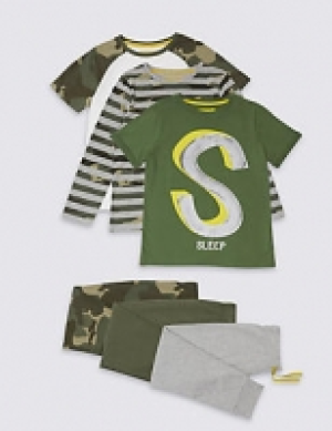 3 Pack Pyjamas (3-16 Years) 15.00 €