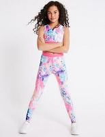 Marks and Spencer  Digital Print Leggings With Cool Comfort (3-16 Years)