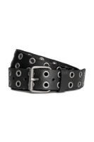 HM   Leather belt with eyelets