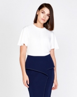 Dunnes Stores  Lennon Courtney at Dunnes Stores Contrast Stitch Top