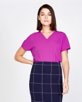 Dunnes Stores  Lennon Courtney at Dunnes Stores Pleat Front V-Neck Top