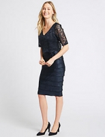Marks and Spencer  Lace Shutter Midi Dress