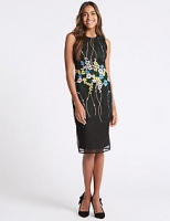 Marks and Spencer  Floral Embroidered Bodycon Dress