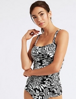 Marks and Spencer  Printed Bandeau Tankini Top