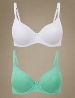 Marks and Spencer  2 Pack Padded Full Cup T-Shirt Bras A-E