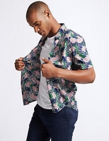 Marks and Spencer  Slim Fit Large Floral Print Shirt