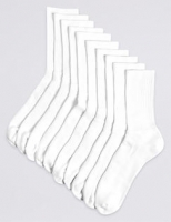 Marks and Spencer  10 Pack Cotton Rich Trainer Liner Socks