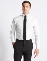 Marks and Spencer  Cotton Rich Slim Fit Dinner Shirt