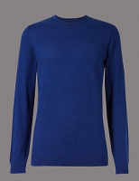 Marks and Spencer  Silk Rich Striped Slim Fit Jumper