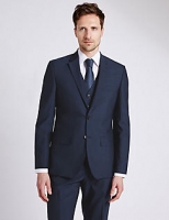 Marks and Spencer  Big & Tall Indigo Tailored Fit 3 Piece Suit