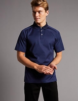 Marks and Spencer  Slim Fit Supima® Cotton Textured Polo Shirt