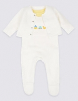 Marks and Spencer  3 Piece Dungarees & Bodysuit with Jacket Outfit