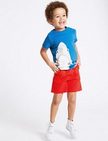 Marks and Spencer  2 Piece Top & Bottom Shark Outfit (3 Months - 7 Years)