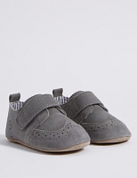 Marks and Spencer  Baby Suede Riptape Pram Shoes