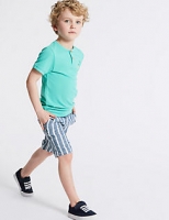 Marks and Spencer  Pure Cotton Striped Shorts (3 Months - 7 Years)