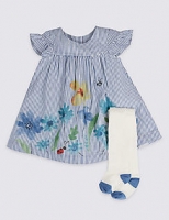 Marks and Spencer  2 Piece Baby Dress with Tights