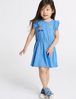 Marks and Spencer  Cotton Rich Jersey Dress (3 Months - 7 Years)