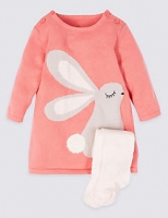 Marks and Spencer  2 Piece Bunny Dress with Tights