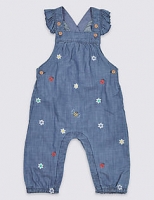 Marks and Spencer  Pure Cotton Chambray Dungarees