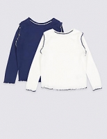 Marks and Spencer  2 Pack Tops with Stretch (3 Months - 7 Years)