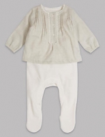 Marks and Spencer  Woven Sleepsuit