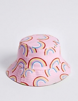 Marks and Spencer  Kids Water Repellent Rainbow Print Hat (3 Months - 6 Years)