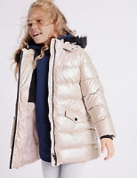 Marks and Spencer  Metallic Long Padded Coat (3-16 Years)