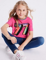 Marks and Spencer  Pure Cotton T-Shirts with StayNEW (3-16 Years)