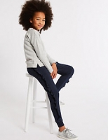 Marks and Spencer  Cotton Rich Frill Joggers (3-16 Years)