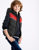 Marks and Spencer  Colour Block Hooded Gilet (3-16 Years)
