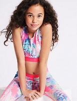 Marks and Spencer  Digital Print Crop Top With Cool Comfort (8-16 Years)
