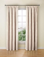 Marks and Spencer  Chenille Damask Pencil Pleat Curtains