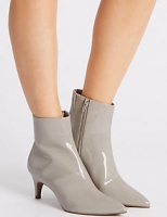 Marks and Spencer  Kitten Heel Side Zip Ankle Boots