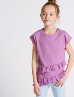Marks and Spencer  Pure Cotton Asymmetric Top (3-16 Years)