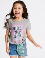 Marks and Spencer  Tie Side Ride The Wave Top (3-16 Years)