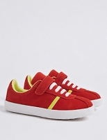 Marks and Spencer  Kids Suede Trainers (5 Small - 12 Small)