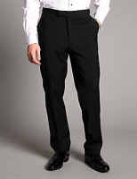 Marks and Spencer  Big & Tall Black Tailored Trousers
