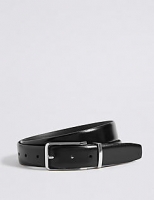 Marks and Spencer  High Shine Leather Buckle Belt