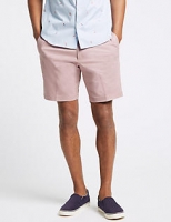 Marks and Spencer  Cotton Rich Chino Shorts with Stretch