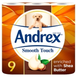 Andrex Smooth Touch Toilet Roll Tissue 9 Rolls 5.50 €
