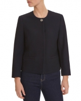 Dunnes Stores  Popper Front Textured Jacket