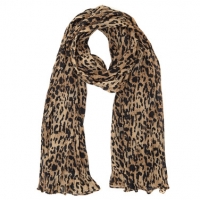 Dunnes Stores  Ruched Leopard Scarf