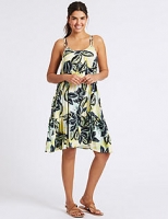 Marks and Spencer  Palm Print Woven Beach Dress