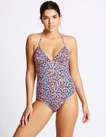 Marks and Spencer  Secret Slimming Ditsy Floral Print Plunge Swimsuit